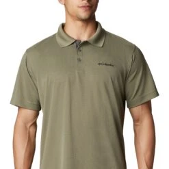 Columbia Utilizer Polo Heren Stone Green -Veel Plezier Buitenshuis 149574 300 03