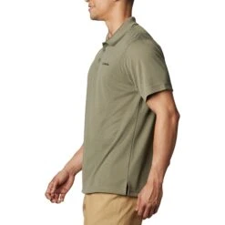 Columbia Utilizer Polo Heren Stone Green -Veel Plezier Buitenshuis 149574 300 04
