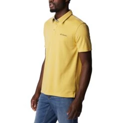 Columbia Nelson Point Polo Heren Golden Nugget -Veel Plezier Buitenshuis 149578 400 03