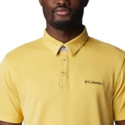 Columbia Nelson Point Polo Heren Golden Nugget -Veel Plezier Buitenshuis 149578 400 04