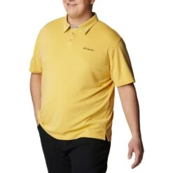 Columbia Nelson Point Polo Heren Golden Nugget -Veel Plezier Buitenshuis 149578 400 05