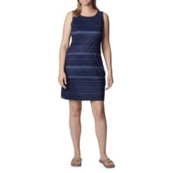 Columbia Chill River Printed Jurk Dames Nocturnal Horizonsstripe
