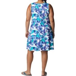 Columbia Chill River Printed Jurk Dames Purple Lotus Popflora -Veel Plezier Buitenshuis 149602 500 06 1