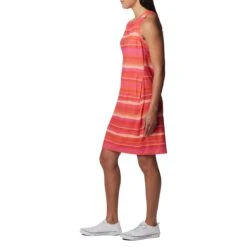 Columbia Chill River Printed Jurk Dames Sunset Orange Horizons Stripe -Veel Plezier Buitenshuis 149603 470 03 1