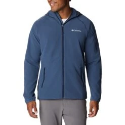 Columbia Tall Heights Softshell Jas Heren Dark Mountain