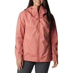Columbia Sunrise Ridge Shell Outdoor Jack Dames Dark Coral