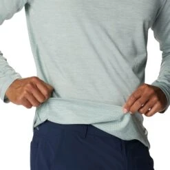 Columbia Alpine Chill Zero Shirt Heren Niagara Heather -Veel Plezier Buitenshuis 149627 900 04