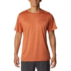 Columbia Alpine Chill Zero Technical Shirt Heren Desertorange