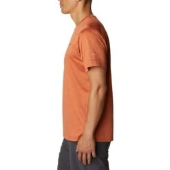 Columbia Alpine Chill Zero Technical Shirt Heren Desertorange -Veel Plezier Buitenshuis 149631 470 03