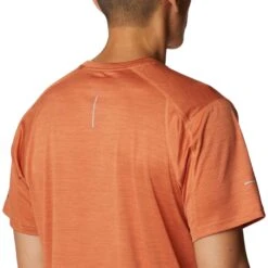 Columbia Alpine Chill Zero Technical Shirt Heren Desertorange -Veel Plezier Buitenshuis 149631 470 06