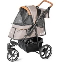 Innopet Premium Cozy Hondenbuggy Beige 11 Innopet Premium Cozy Hondenbuggy Beige -Veel Plezier Buitenshuis 149818 180 04