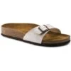 Birkenstock Madrid Smal Slippers Dames Graceful Pearl White -Veel Plezier Buitenshuis 149938 100 01