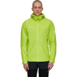 Mammut Convey Tour HS Hooded Outdoor Jack Heren Highlime -Veel Plezier Buitenshuis 150204 400 02