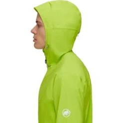 Mammut Convey Tour HS Hooded Outdoor Jack Heren Highlime -Veel Plezier Buitenshuis 150204 400 07
