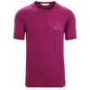 Icebreaker Tech Lite II Mountain Sunset Shirt Heren Go Berry -Veel Plezier Buitenshuis 150205 730 01