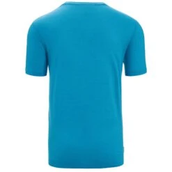 Icebreaker Tech Lite II Cadence Paths Shirt Heren Geo Blue -Veel Plezier Buitenshuis 150208 200 02