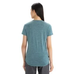 Icebreaker Sphere II Shirt Dames Green Glory Heather -Veel Plezier Buitenshuis 150218 300 04