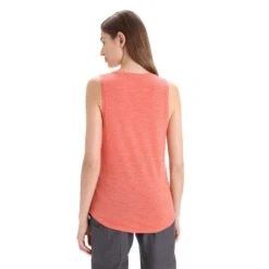 Icebreaker Sphere II Tanktop Dames Vibrant Earth Heather -Veel Plezier Buitenshuis 150220 470 04
