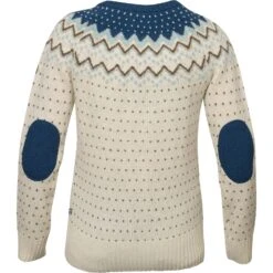 FJÄLLRÄVEN Fjällräven Övik Knit Sweater Dames Glacier Green -Veel Plezier Buitenshuis 152756 300 02