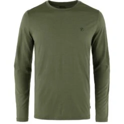 FJÄLLRÄVEN Fjällräven Abisko Wool LS Shirt Heren Laurel Green